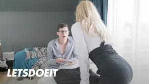 Romanian MILF Lara De Santis Seduces Nerd Into Licking Fucking Her Juicy Pussy LETSDOEIT