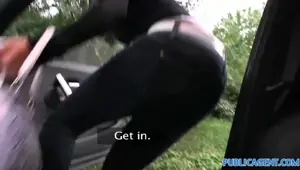 PublicAgent Sexy brunette take cash for sex