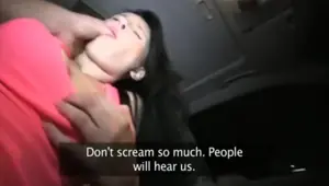 Timea shows me her panties and pussy