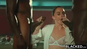 BLACKED Tori Black Is Oiled Up And Dominated By Two BBCs