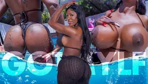 Ebony Mystique Shows Off Her Massive Tits And Huge Ass To Get Herself Her Daily Dose Of Hard Cock