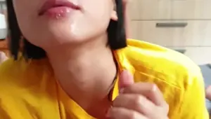 June Liu SpicyGum Morning Blowjob by Cute Asian Student