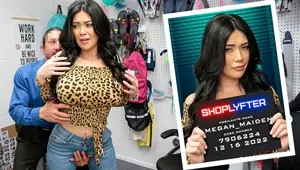 Shoplyfter Brunette Teen Shoplifter Megan Maiden Fucked Hard By Mall Cop