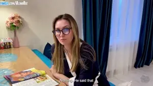 The stepmother went crazy and attacked the stepson's penis