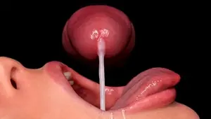 CLOSE UP: Best FREE Sloppy Mouth for your CUM! Use my CUM DUMPSTER! HOT Sucking Cock ASMR BLOWJOB