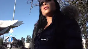 Public Agent incredible amateur brunette with perfect body fucked in photo casting