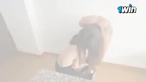 My best friend's wife's ass squeezes my mouth very well
