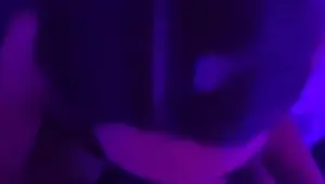 Stripper gets fucked in the backstage restroom