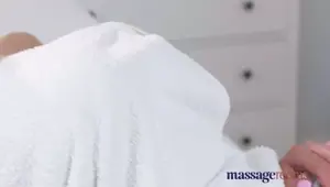 Massage Rooms Young big tits Russian teen takes big dick in her small hole
