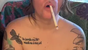 Sexy Solo Smoke Break more on OF