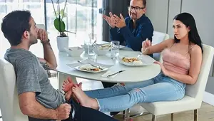 LoveHerFeet Black Haired Latina Has Her Feet Sucked While Being Fucked