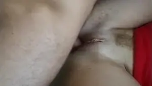 Blonde milf double penetrated by two cocks in her pussy and ass
