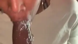Extremely Big dick sucked