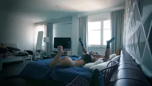 Spectacular rimming that this young woman does to the old man who gets on all fours to lick his ass