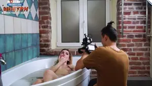 Behind the Scenes: Capturing the Intimate Moments of a Solo Bathing Masturbation Video Shoot