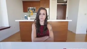 Sweet horny babe Kharlie Stone loves it in her pussy