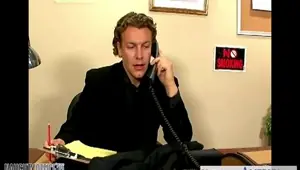 NAUGHTY AMERICA Office babe in glasses Gina Lynn fucking