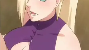 Naruto Ino Yamanaka paizuri with sound by Mushiro