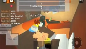 Fucking some noob in ROBLOX