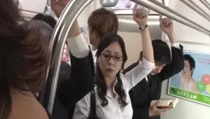 Japanese Cheating Wife Groped In Bus Near Cuckold Hubby