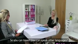 FAKEHUB Amateur euro licked and fucked during casting