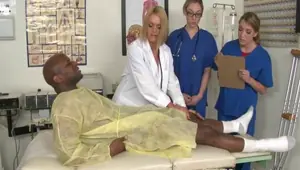 REALITY KINGS CFNM nurse Krissy Lynn group sex action Amy Brooke, Lily LaBeau