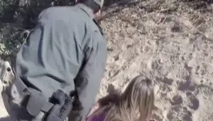 Caught latina facialized