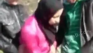 Arab girl with a hijab enjoys threesome HijabGirl HijabGirl