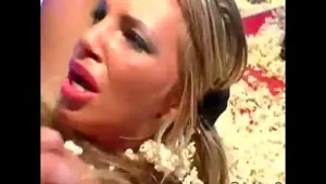 DRUNK SEX ORGY Sexy pornstars fucking at popcorn party with lucky guys