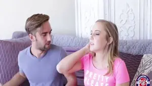 Horny teen Charli gets a home sex service