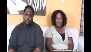 HOMEMADEUNCENSORED BBW Fluffy ebony couple fucking hard