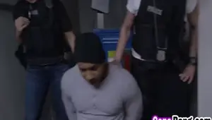 Maggie Green and Joslyn teach black snatcher lesson by forcing him to fuck them in threesome