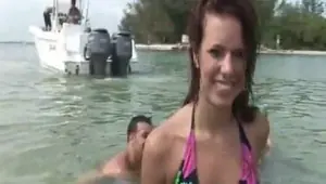 PARTY FEMALES Hot Cuties Flash Pussy in the Water Daryn Lee