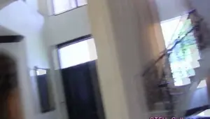 Party teeny bends over