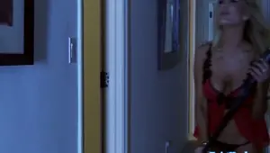 TWISTYS Doggy styled babe sucking throbbing candy cane Donna Hart