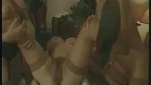 Piss Mature lesbian trio licking and pissing