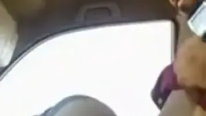 Indian Muslim Aunty having Fun in Car