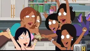 DRAWN HENTAI Cleveland Sex show