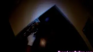 Sucking teen guzzles cum