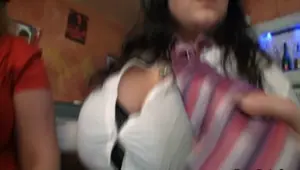 FATTYPUB Wild bbw party in the bar