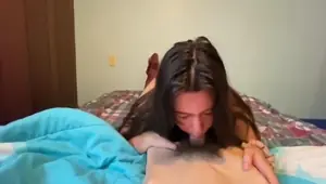 Pov: I suck your cock and ride you until you cum inside my wet tight pussy