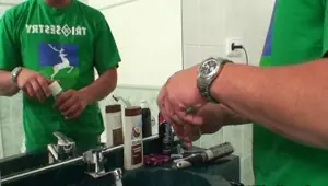 MYWIFESMOM Busty mother inlaw helps him cum