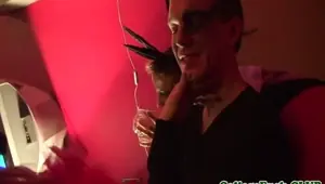 COLLEGE FUCK PARTIES Real euro teens fucking in costume orgy