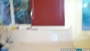 PROPERTY SEX Naughty redhead real estate agent performs sexual favors