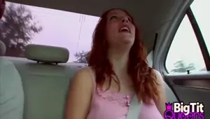 Redhead Rebecca Exposing Her Sweet Big Boobs Levi Cash, Rebecca Lane, Sandy Milz