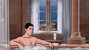 BLOWJOB UNDERWATER CARTOON under water blowjob erotic cartoon ARCHER 01 bathroom wife fellatio