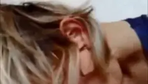 Amateur English girl with Italian boy video 1