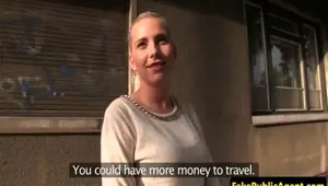 FAKEHUB Pulled euro gets cumshot over her ass