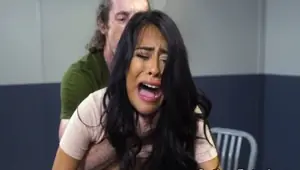 Real latina gets hard fucked by border agent