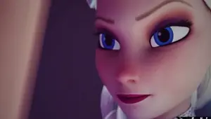NEW Frozen best 2020 3D Hentai Elsa Anna BDSM UNCENSORED